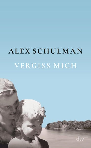 Eine Mutter und ihr Kind vor einem See.