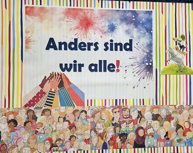 Plakat zum Thementisch anders sind wir alle.