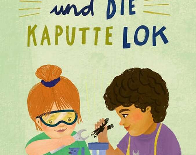 Leni und Leon reparieren die kaputte Lok