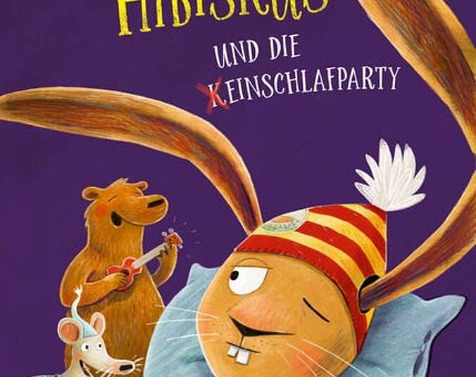 Hibiskus liegt müde im Bett.