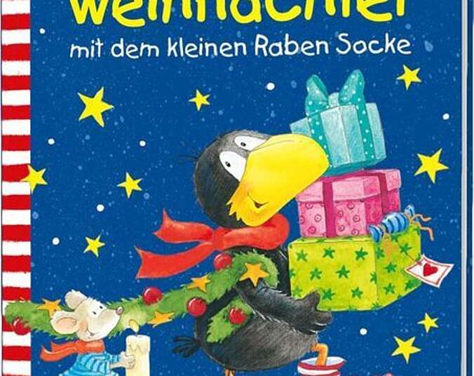 Bild zur Veranstaltung: Vorlesestunde "Alles weihnachtet mit dem kleinen Rabe Socke" / 4-6
