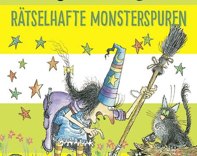 Hexe Zilly und Kater Zingaro finden riesige Monsterspuren.