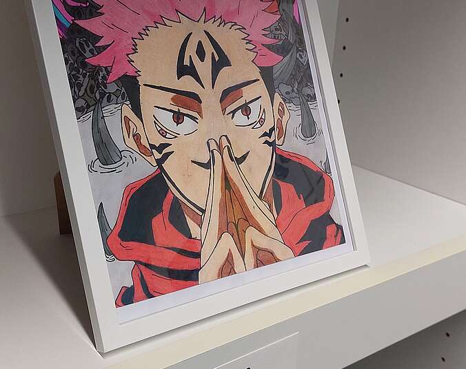 Eine der Gewinnerzeichnungen im Bereich ab 11 Jahre