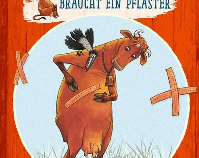 Mama Muh bekommt ein Pflaster.