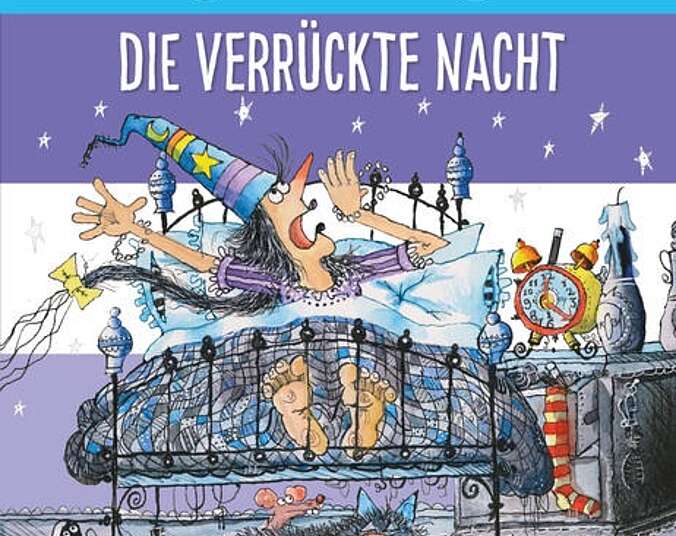 Zilly liegt im Bett und kann nicht schlafen.