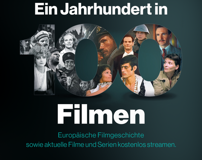 Werbebanner Filmfriend ein Jahrhundert in 100 Filmen.