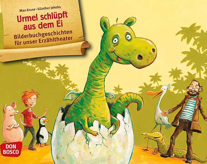 Urmel schlüpft aus dem Ei.