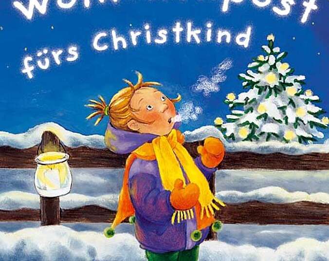 Luisa schickt dem Christkind Nachrichten aus Atemwölkchen.