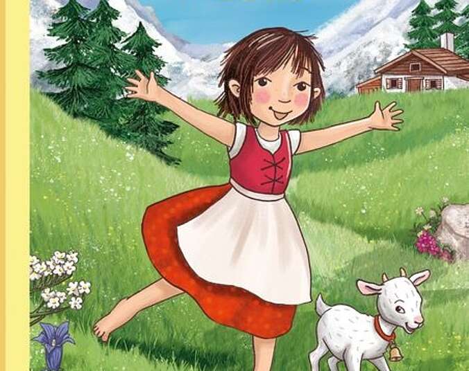 Heidi auf der Alm.