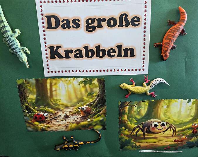Plakat zum Thema – Das große Krabbeln