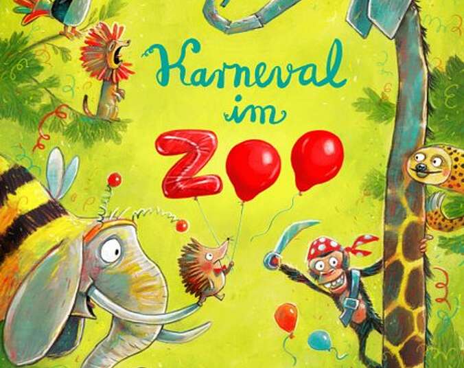 Alle Zootiere laufen in Verkleidungen umher.